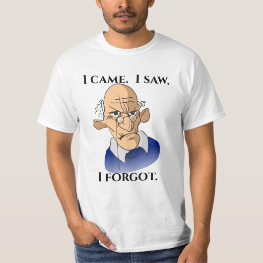 忘れっぽいTシャツ Tシャツ (正面)