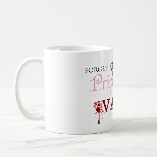 "忘れて下さいプリンセスを、私吸血鬼"がありたいと思います コーヒーマグカップ (左)