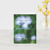 忘れて下さい私をない… カード (黄色い花)