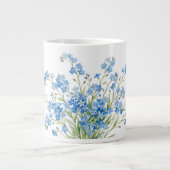 忘れないでくださいねの花の特製マグカップ ジャンボコーヒーマグカップ (正面)