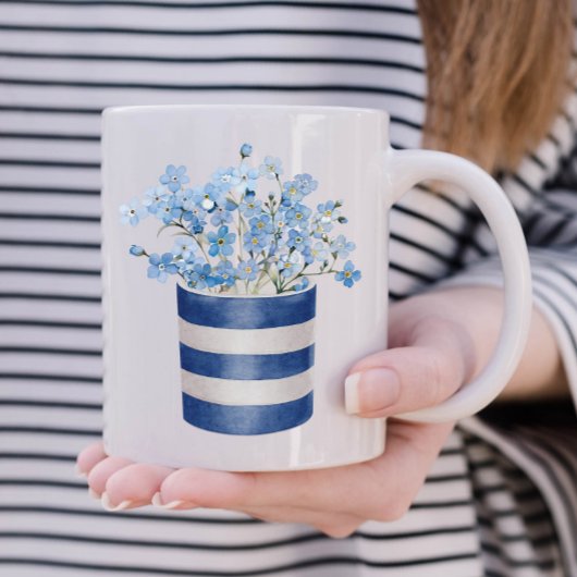 忘れないでください 花を愛する人への陶器 コーヒーマグカップ