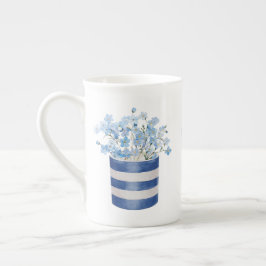 忘れないでください 花を愛する人への陶器 ボーンチャイナマグカップ