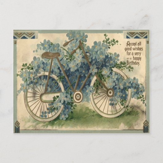 忘れないでね 自転車の誕生日 ポストカード (正面)