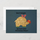 忘れないで下さい: クリスマスの応援を広げて下さい! シーズンポストカード (正面/裏面)