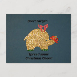 忘れないで下さい: クリスマスの応援を広げて下さい! シーズンポストカード