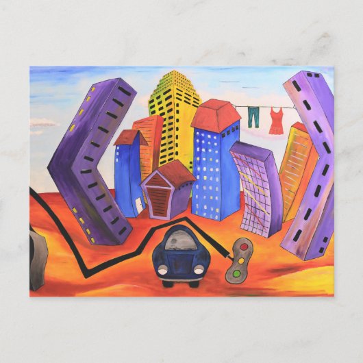 忘れないで洗濯のポストカード ポストカード (正面)