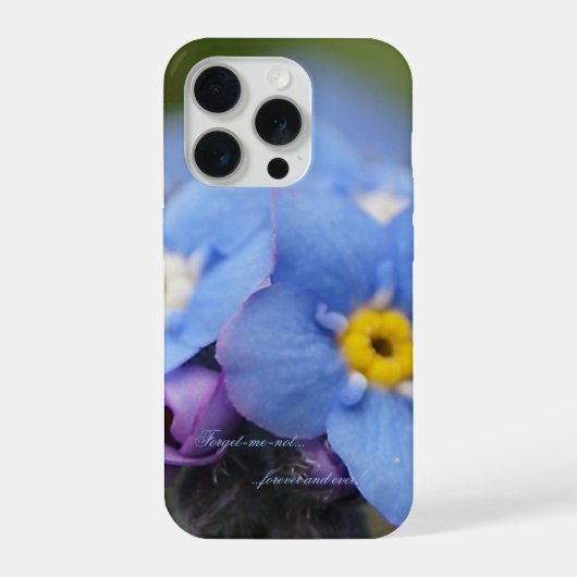 忘れないで、ずっと！ iPhoneケース (裏面)