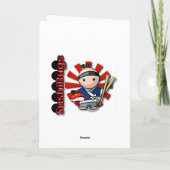 忘れないで、花の女性に吹は仕事好き… カード (裏面)