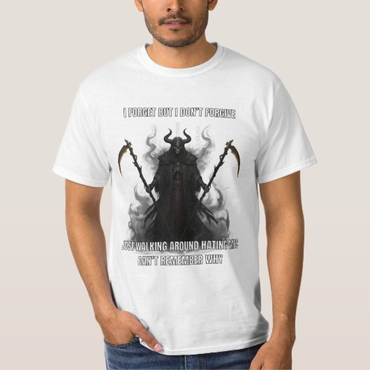 忘れないで、許すなスケルトンTシャツ メメ Tシャツ (正面)