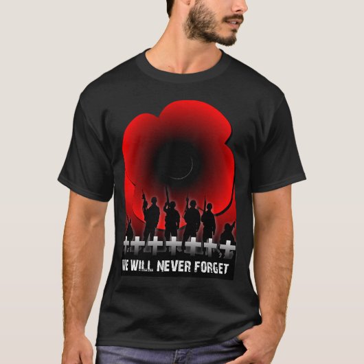 忘れない、バンド・オブ・ブラザーズ 第二次世界大戦の兵士 Tシャツ (正面)