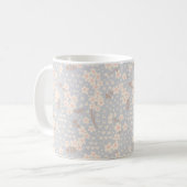 忘れな草の花柄 コーヒーマグカップ (正面左)