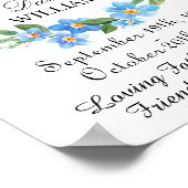 忘れな草　愛する記憶の追悼式 ポスター (角)