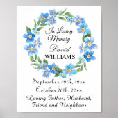 忘れな草　愛する記憶の追悼式 ポスター (正面)