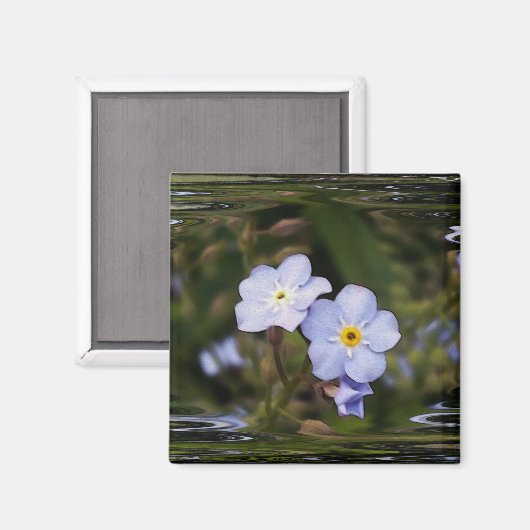 忘れは私は花を マグネット (正面/裏面)