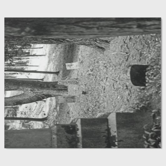 忘れられた墓 ラッピングペーパー (フラット)