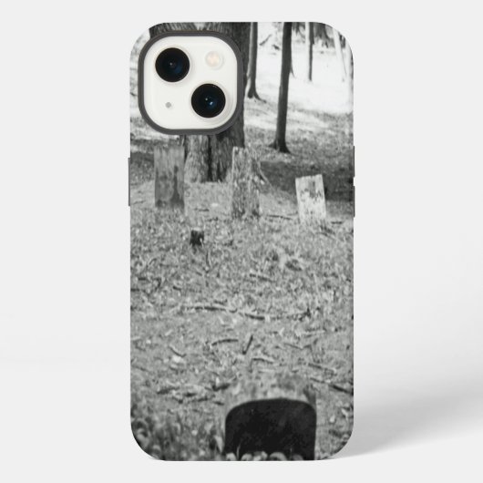 忘れられた墓 iPhoneケース (裏面)