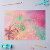 忘れられた影の庭 -バタフライプラント ピンク 薄葉紙 (クラフト)