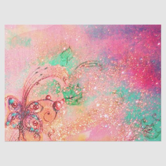 忘れられた影の庭 - バタフライ プラント ピンク 薄葉紙 (正面)