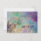 忘れられた影の庭 / 魔法の蝶の招待状 出欠カード (裏面)