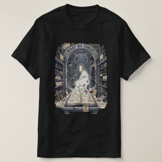 忘れられた知識のヴィンテージ歴史 Tシャツ (デザイン正面)