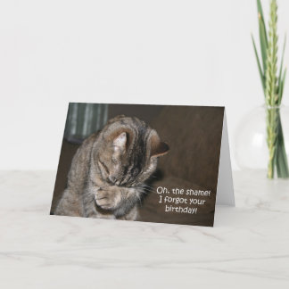 忘れられた誕生日 カード