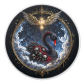 忘れられた魂の白鳥 セラミックノブ (正面)