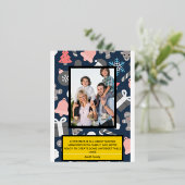 忘れられないクリスマスメモリーカード 箔シーズンポストカード (立ち正面)