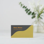 「忘れられないデザインの名刺ユニークだ 名刺 (スタンド正面)