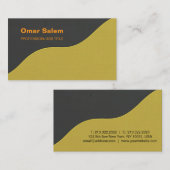 「忘れられないデザインの名刺ユニークだ 名刺 (正面/裏面)