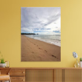 忘れられないフットプリント写真 キャンバスプリント (インサイチュ (リビング))