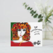 忘れられないポストカード – Sharon Augustin ポストカード (スタンド正面)