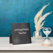 忘れられない先生シャルボードデザインギフトアイディア フォトプラーク (インサイチュ)