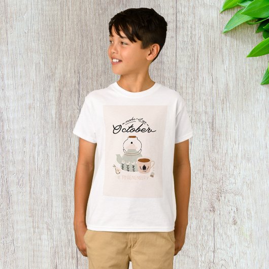 忘れられない十月にしよう Tシャツ