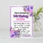 忘れられない喜び:誕生日カード子供へ! 招待状 (スタンド正面)