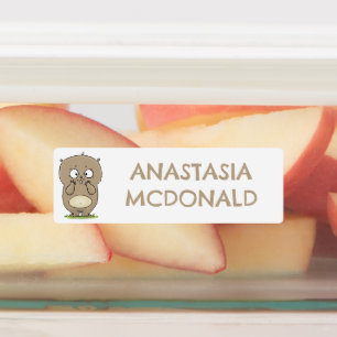 忘れられない太ったハムスターパーソナライズされた漫画 ラベル