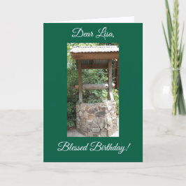 忘れられない娘の誕生日カード カード