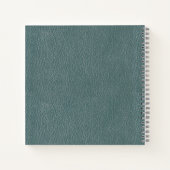 忘れられない子供の思い出グリーンテキスト ノートブック (裏面)