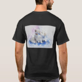 忘れられない愛の赤ちゃんシャワー Tシャツ (裏面)