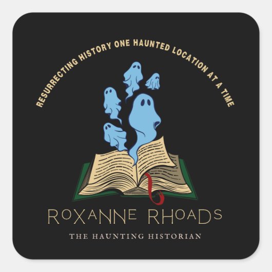 忘れられない歴史家のシール スクエアシール (正面)