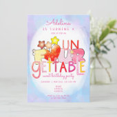 忘れられない甘いハートガール4th誕生日パーティー 招待状 (スタンド正面)