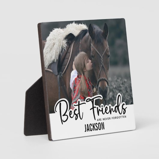 忘れられない親友のペット馬記念 フォトプラーク (正面)
