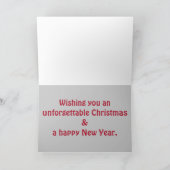 忘れられない象のクリスマス シーズンカード (内部)