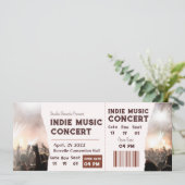 忘れられない音楽の夜 招待状 (スタンド正面)