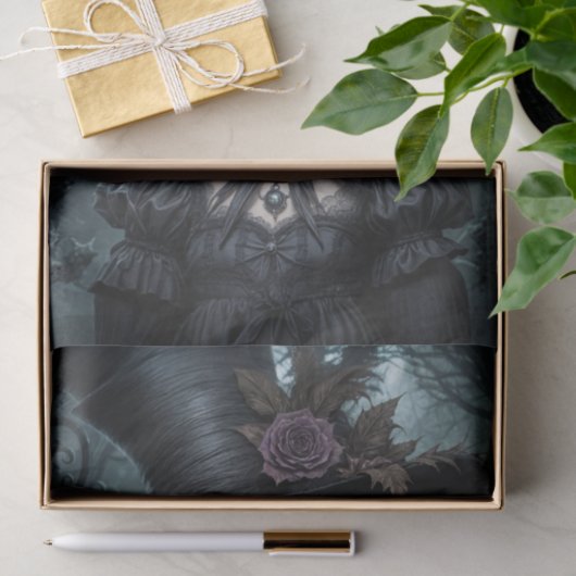 忘れられない黄色い目のかかしの女の子のデカップリ 薄葉紙 (ギフト)