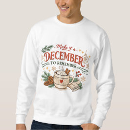 忘れられない12月をクリスマスに スウェットシャツ