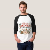 忘れられない12月をクリスマスに Tシャツ (正面フル)