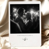 「忘れられない」写真サンキューカード 招待状