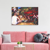 忘れるな、ガーリックとブダペスト キャンバスプリント (インサイチュ (リビング))