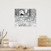 忘れインディアン ポスター (キッチン)