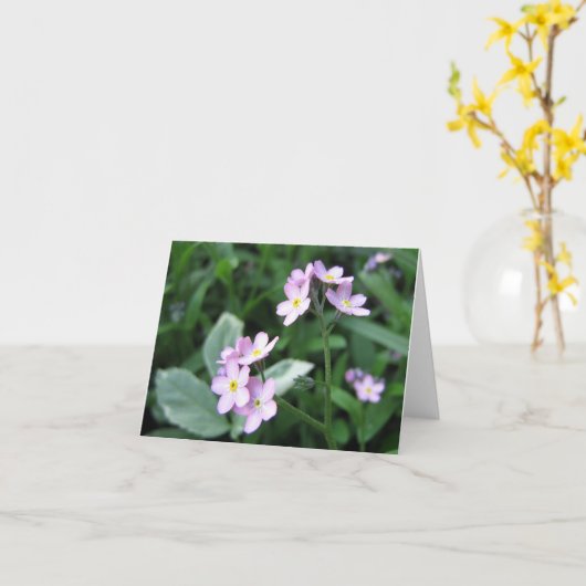 忘れカード カード (黄色い花)